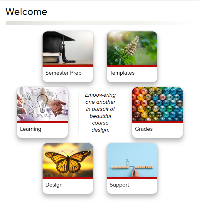 Image of Resource Site homepage beautified interface buttons